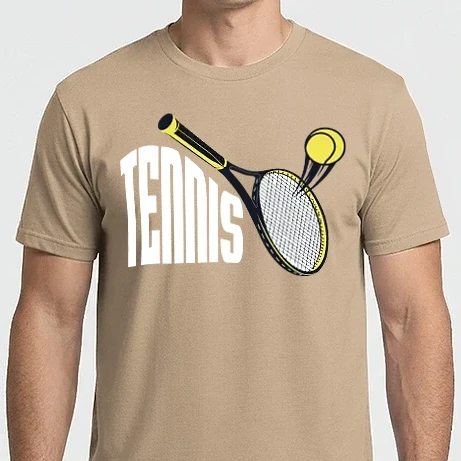 Férfi Imperial póló - tennis racket 2