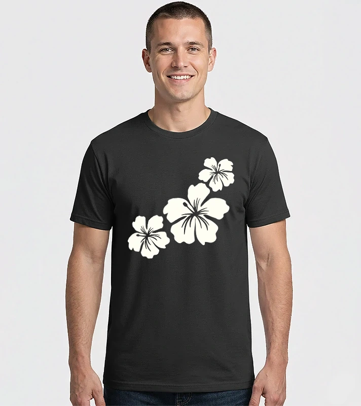 Hibiscus flower – Férfi Imperial póló