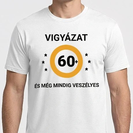 Férfi Imperial póló - 60+ és veszélyes