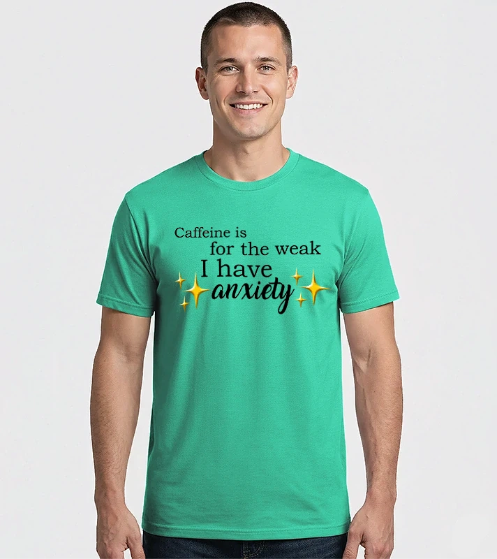 Caffeine is for the weak – Férfi Imperial póló