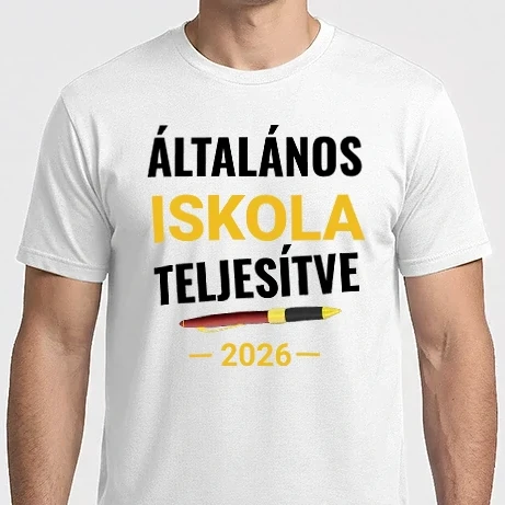Férfi Imperial póló - Általános iskola teljesítve