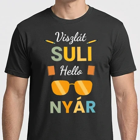 Férfi Imperial póló - Viszlát suli hello nyár