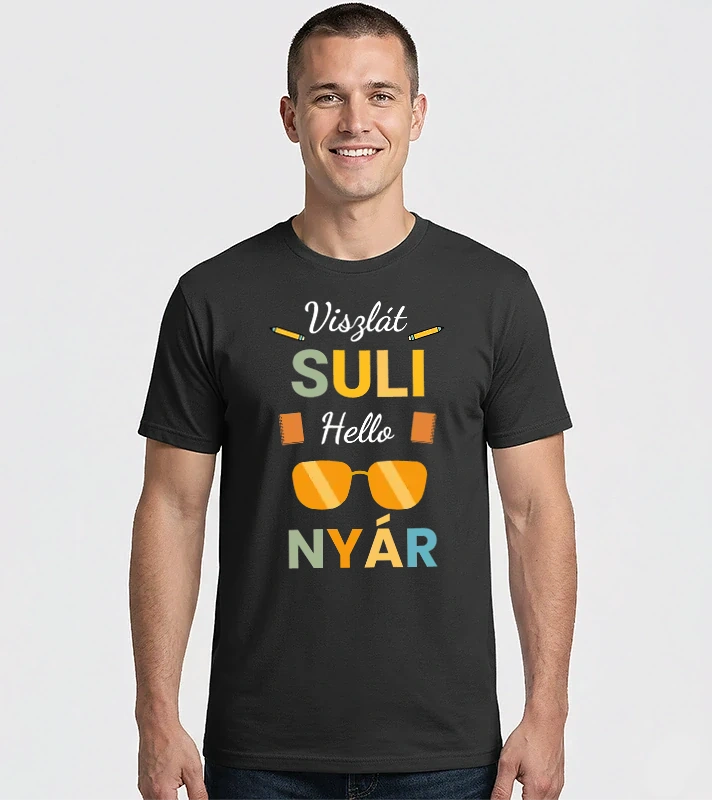 Viszlát suli hello nyár – Férfi Imperial póló