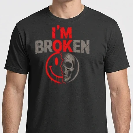 Férfi Imperial póló - I'm ok / I'm broken