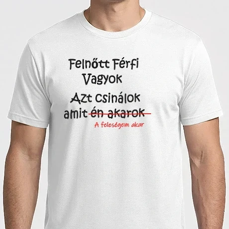 Férfi Imperial póló - amitafelesegem