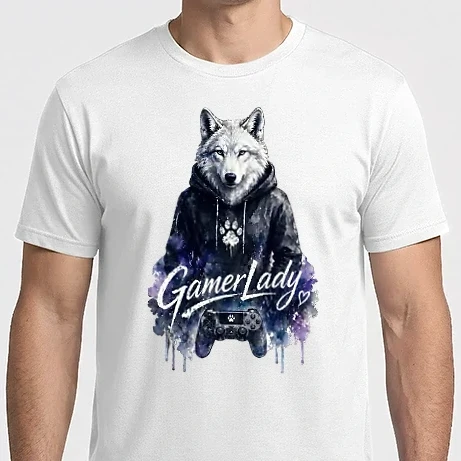 Férfi Imperial póló - GamerLady - éjszakai erdő