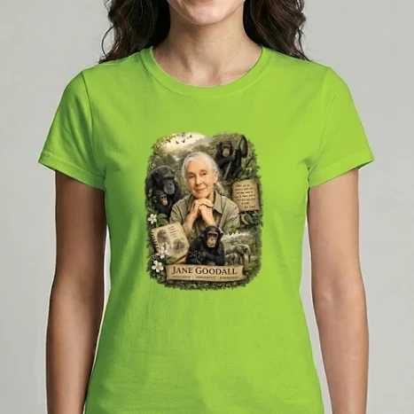 Női Imperial póló - Jane Goodall