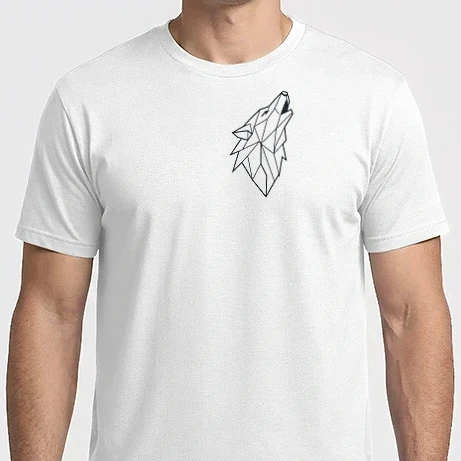 Férfi Imperial póló - Minimalista farkas