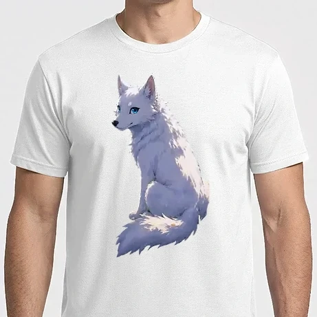 Férfi Imperial póló - Anime farkas
