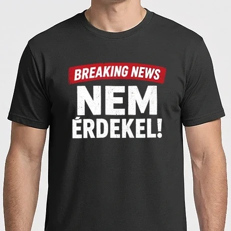 Férfi Imperial póló - Breaking news - Nem érdekel