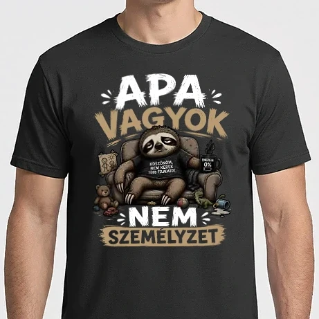 Férfi Imperial póló - Apa vagyok nem személyzet