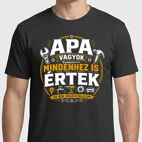 Férfi Imperial póló - Apa vagyok, mindenhez is értek