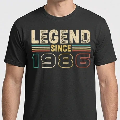 Férfi Imperial póló - Születésnap 1986 legenda 40 év
