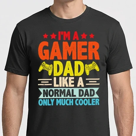 Férfi Imperial póló - Gamer Apa vagyok, Apák Napjára