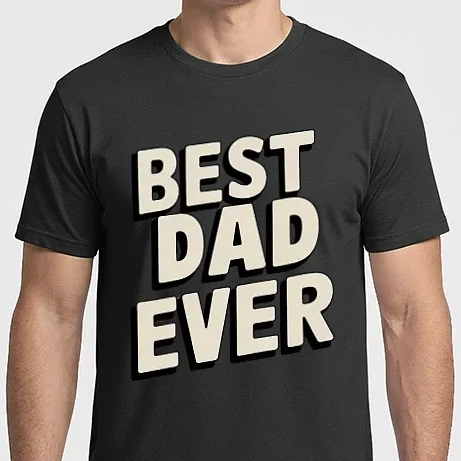Férfi Imperial póló - Best Dad Ever, Legjobb Apa, Apák napja