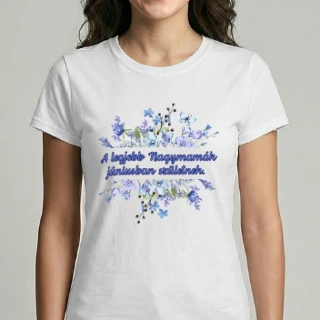 Női Imperial póló - A legjobb nagymamák júniusban születnek