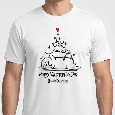 Férfi Imperial póló - Happy valentines day 01