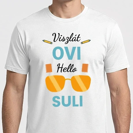 Férfi Imperial póló - viszlát ovi hello suli