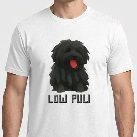 Férfi Imperial póló - Low Puli (low-poly puli kutyus)