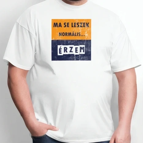 Nagyméretű póló - ma se leszek normális