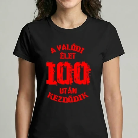 Női Imperial póló - Valódi élet 100