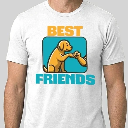 Férfi Alap póló - Legjobb barátok