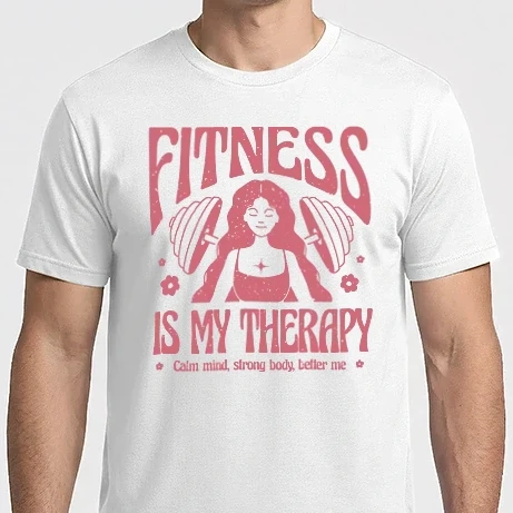 Férfi Imperial póló - Fitness is my therapy