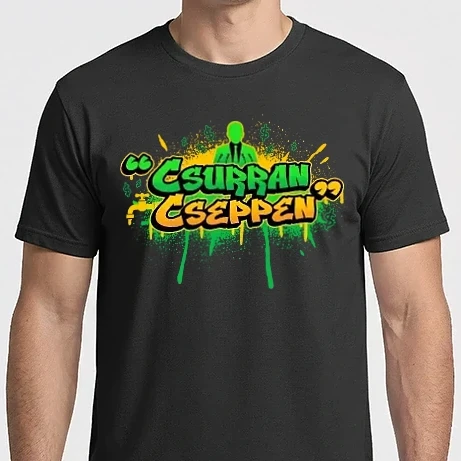 Férfi Imperial póló - Csurran Cseppen graffiti
