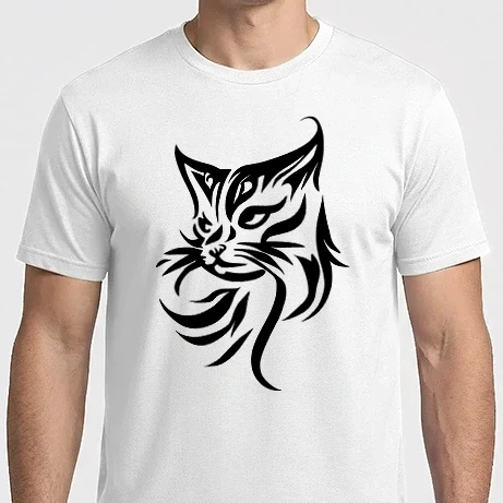 Férfi Imperial póló - Tribal macska