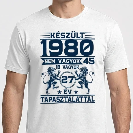 Férfi Imperial póló - Készült 1980