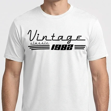 Férfi Imperial póló - vintage retro amerikai stílusú születésnapi felirat 1982