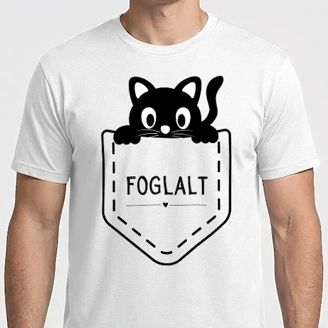 Férfi Imperial póló - Foglalt - cica zsebben