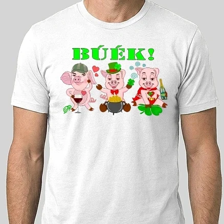 Férfi Alap póló - Szilveszteri Malacok