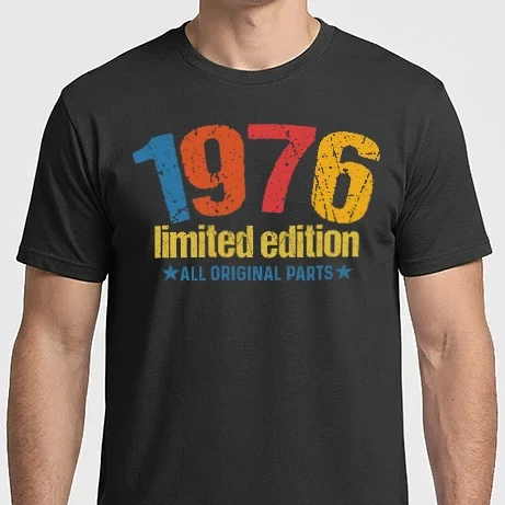 Férfi Imperial póló - 1976 limited edition ,all original parts,retro születésnapi évszám