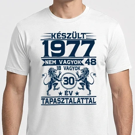 Férfi Imperial póló - Készült 1977