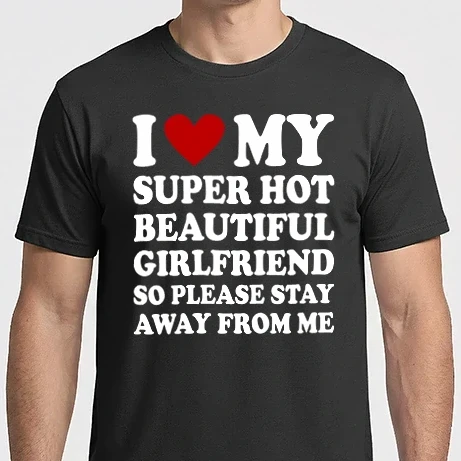 Férfi Imperial póló - I love my super hot girlfriend