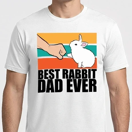 Férfi Imperial póló - Best rabbit dad