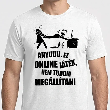 Férfi Imperial póló - Anyuuu, ez online játék