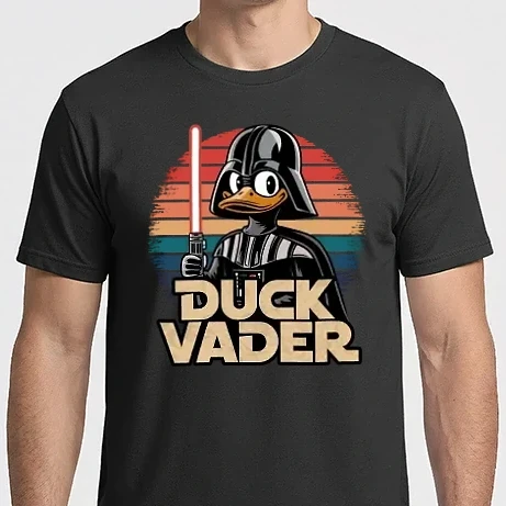 Férfi Imperial póló - Duck Vader 