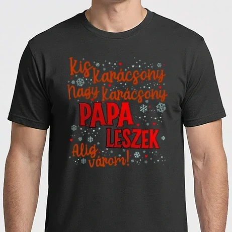 Férfi Imperial póló - Papa leszek!