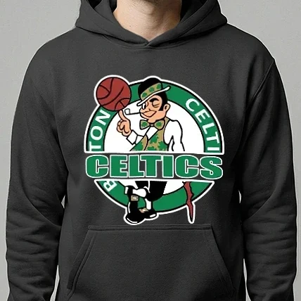 Férfi kapucnis pulóver - Celtics 1