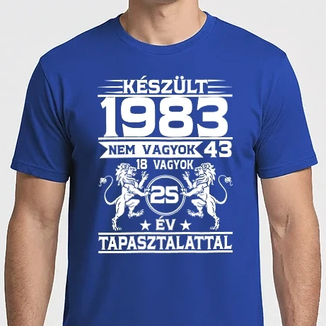 Férfi Imperial póló - Készült 1983
