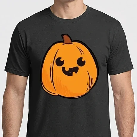 Férfi Imperial póló - halloween tök, halloween minta