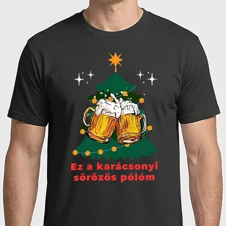 Férfi Imperial póló - Karácsonyi sörözős