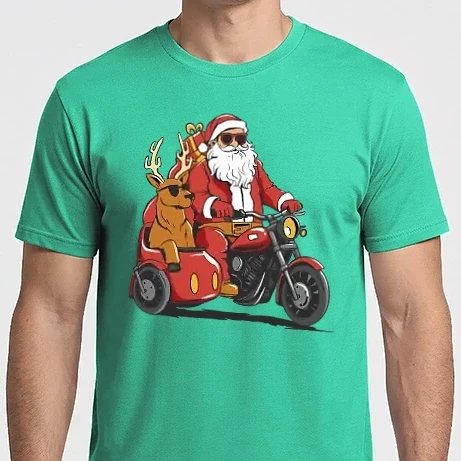 Férfi Imperial póló - Motoros mikulás
