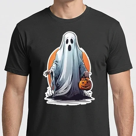 Férfi Imperial póló - halloween szellem