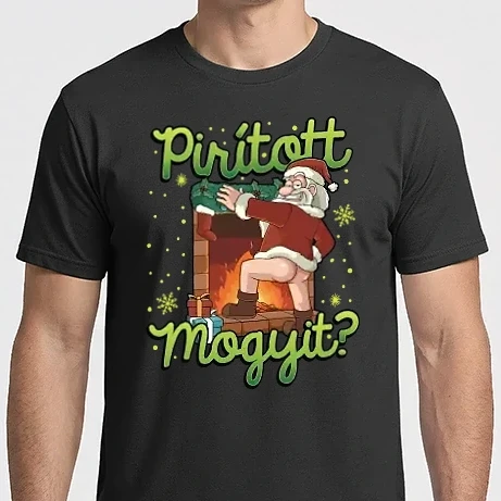 Férfi Imperial póló - Pirított mogyi Mikulás