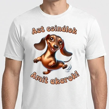 Férfi Imperial póló - Azt csinálok amit akarok - Tacskó