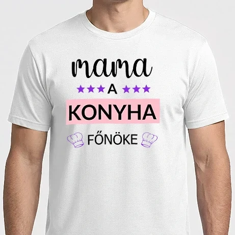 Férfi Imperial póló - Mama a konyha főnöke