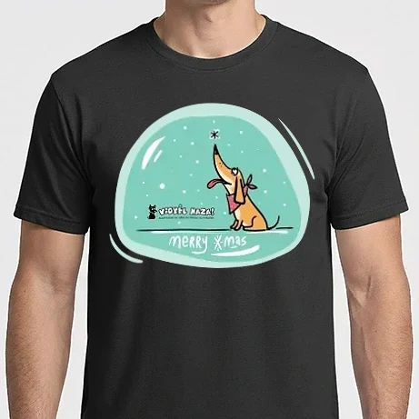 Férfi Imperial póló - Csillag xmas türkiz